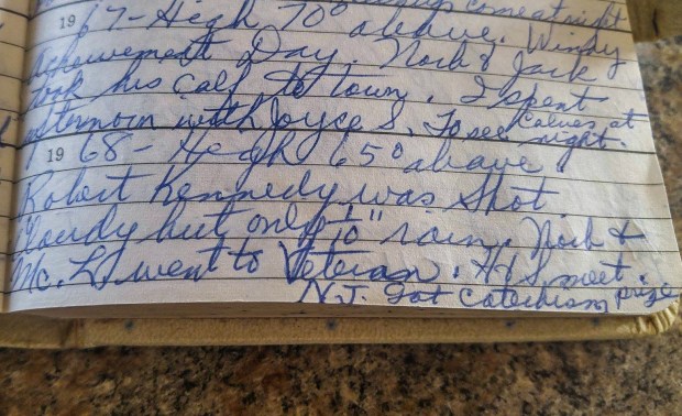 Esther Moser Diary June 5, 1968